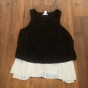 Black and white tank